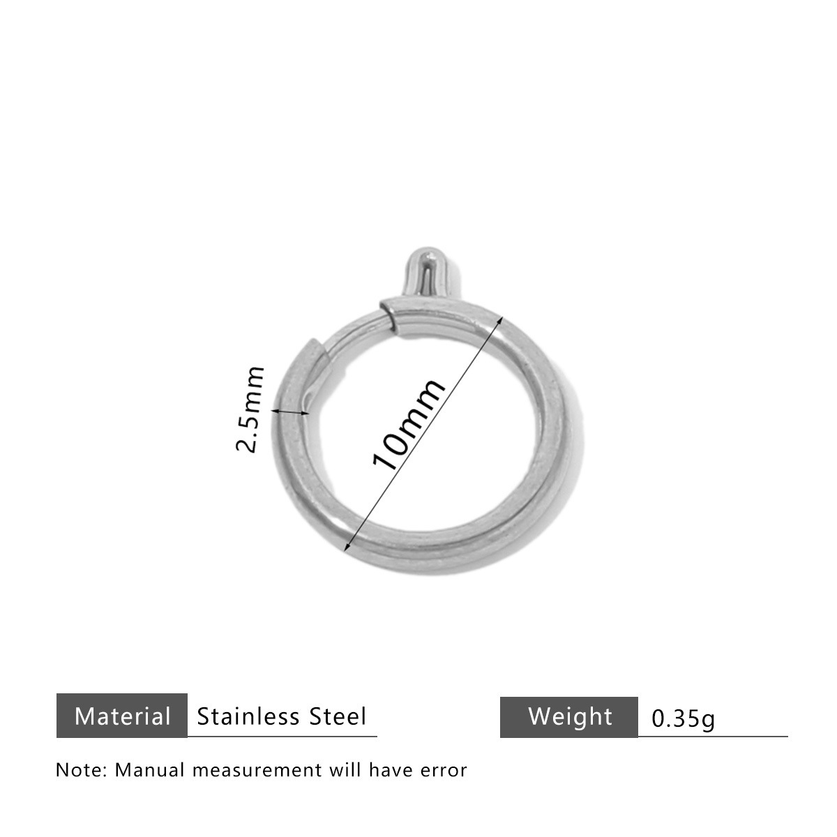 Steel color 10mm