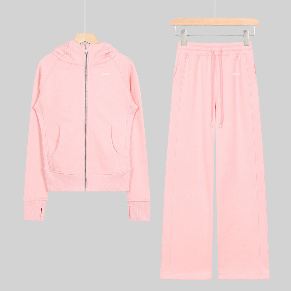 Costume coupe slim rose pivoine