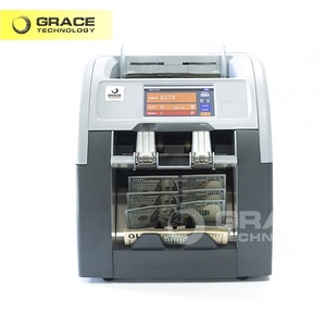 Contador de dinero con detección de falsificaciones de dos bolsillos, clasificador de billetes, clasificador de notas de Fitness, máquina clasificadora de billetes - Product Image 1