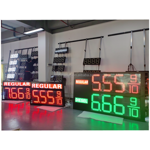 Mobile Shell Tankstelle LED Numerische Anzeigetafel Tankstellen Zeichen für Pylon Zeichen - Product Image 3