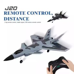 FX830 RC Plane J20 Fighter <strong>Remote</strong> Control Airplane Anti-collision <strong>Soft</strong> Rubber Head Glider with Culvert Design Aircraft RC Toys - Product Image 2