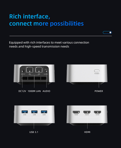 OEM ODM nuovo Mini Pc Windows10 Linux T8PRO N5095 N5105 LPDDR4X Mini Computer integrato da 8GB USB 3.1 HDMI2.0 - Product Image 4