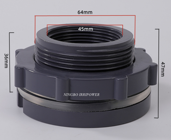 1-1/2" BSP female thread