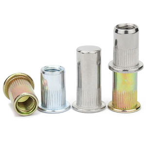 M3 to M10 M12 <strong>M16</strong> Small Countersunk <strong>Rivet</strong> <strong>Nuts</strong> Flat Head Threaded <strong>Rivet</strong> Insert <strong>Nut</strong> Metal Plate Thin Sheet Screw Hole Machining