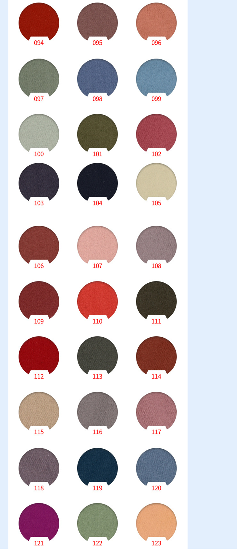 Note your color number