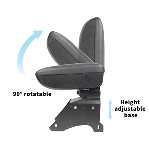 Carfu Car Auto Accessories <strong>Armrest</strong> Vehicle Center Console Black <strong>Armrest</strong> Seat Box Car Multi <strong>Armrest</strong> Console Box - Product Image 2