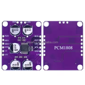 電子部品PCM1808 105dB SNRステレオオーディオデコーダ24bitアンプボードプレーヤーモジュールシングルエンドアナログ入力 - Product Image 5