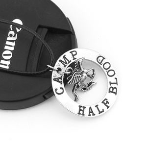 Moda Jóias Charm <span class=keywords><strong>Percy</strong></span> <span class=keywords><strong>Jackson</strong></span> CAMP <span class=keywords><strong>HALF</strong></span> <span class=keywords><strong>Blood</strong></span> Flying Horse Pingente Colares para mulher homem - Product Image 2