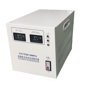 Directo de fábrica 5KVA 7KVA 10KVA 15KVA Estabilizador de voltaje monofásico AC Regulador de voltaje automático SVC 220V Salida - Product Image 3