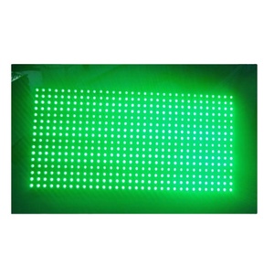 DIP P10 einfarbig grün LED-Anzeige modul für bewegliches Nachrichten zeichen - Product Image 2