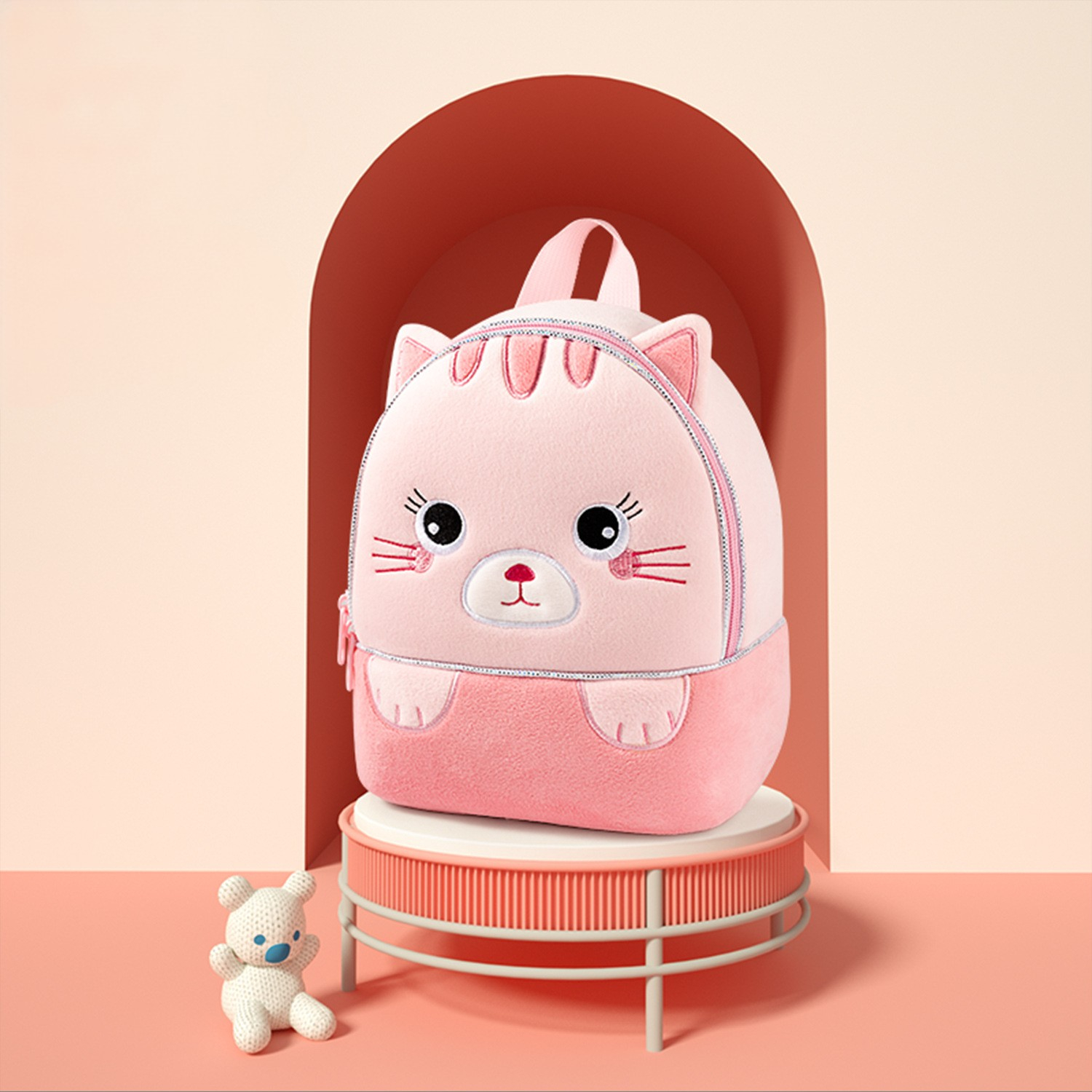 Nouveau style-chat rose