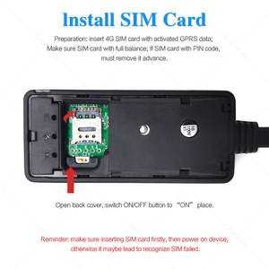 4G Mini filo Smart GPS Tracker batteria posizionamento in tempo reale dispositivo di localizzazione Gps pista auto