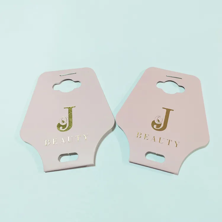 Brinco de moda embalagem porta-cartões punch personalizado colar brinco pulseira cartão de exibição logotipo impressão etiquetas de exibição de jóias