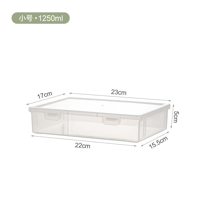 Transparent A4 Small Storage Box