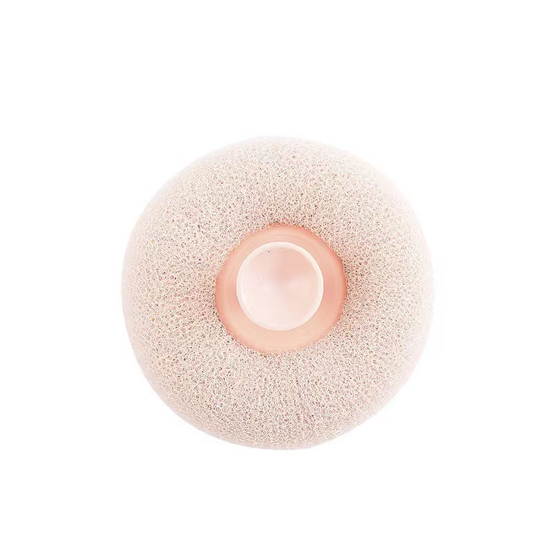 C016 Suction Cup Bath Ball, Light Pink