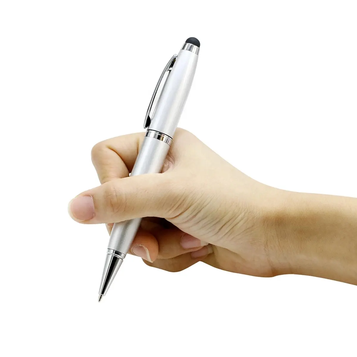 ปากกาสไตลัสรูปทรงปากกา,OEM USB เพนไดรฟ์ปากกา1GB 2GB 4GB 8GB 16GB 32GB U ดิสก์รูปทรงดินสอไดรฟ์ของขวัญ
