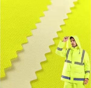 100% Polyester 300D Oxford PU Vải Tráng Vải 3000Mm Không Thấm Nước Cho Áo Mưa Áo Khoác Ô Vải - Product Image 2