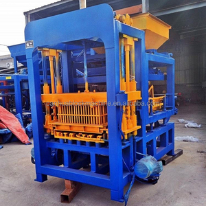 Máquina de bloques de hormigón con vibración completamente automática, máquina de bloques de cemento sólido hueco Uniblock usada con condición de motor PLC usada, 1 unidad, 2 unidades - Product Image 6