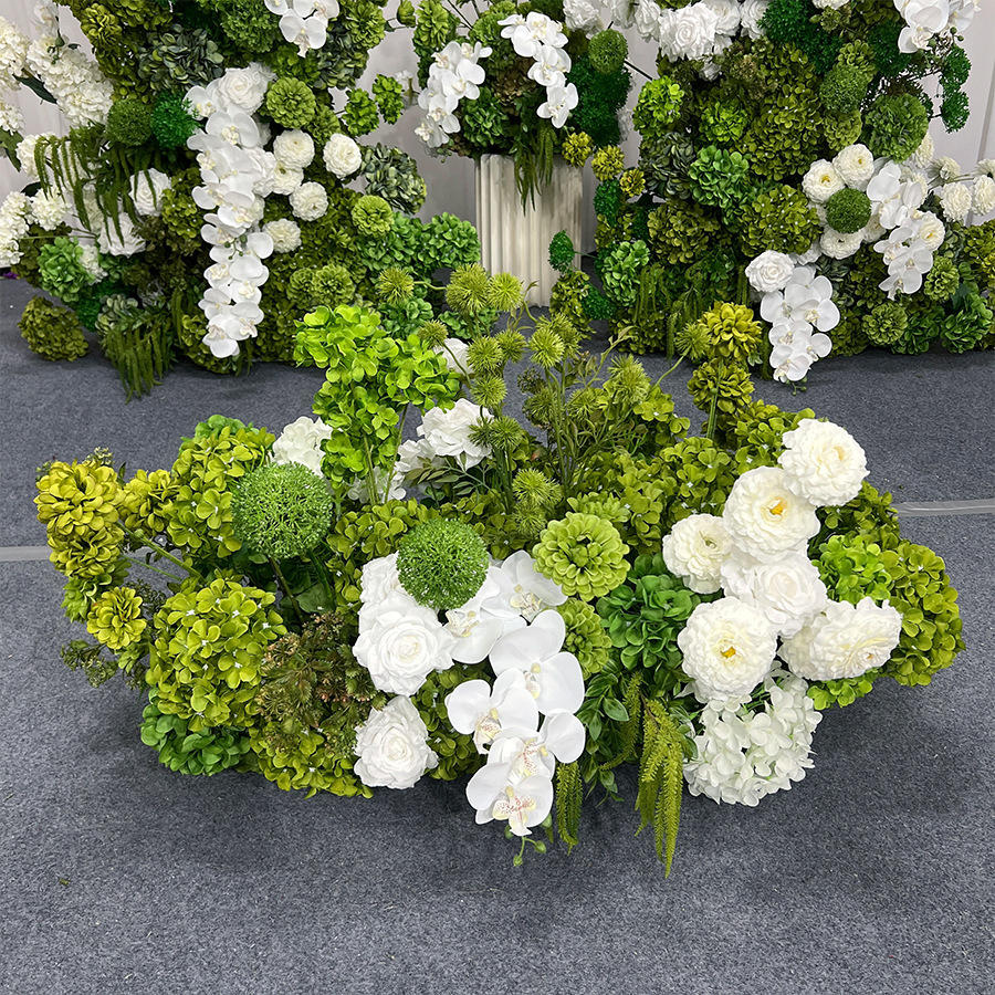 Vert et blanc