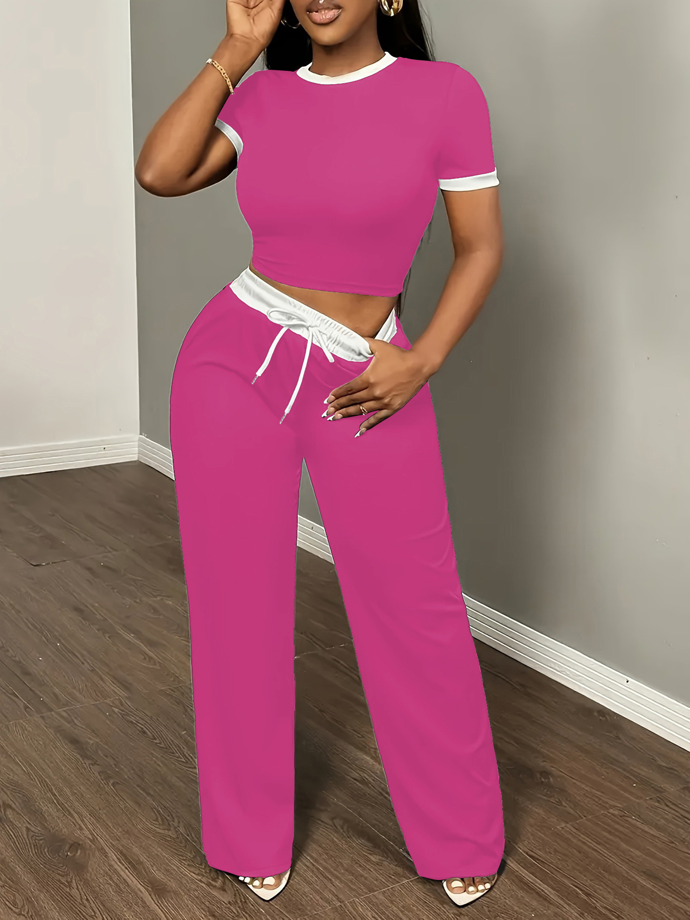 Z617ST01 สีแดงกุหลาบ