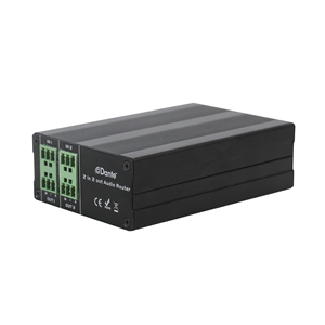 POEスプリッターを備えたPhoenix Connector Danteネットワークトランスミッターを使用した2つのバランスAUX入力、2つの出力 - Product Image 5