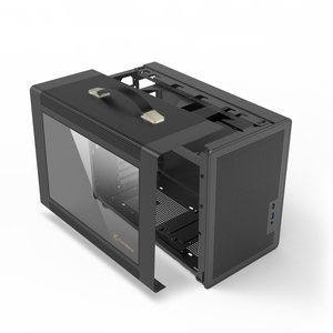 Alta calidad ITX PC Computer Case Cases Desktop PC Computer Gaming Carcasa Gabinete para computadora