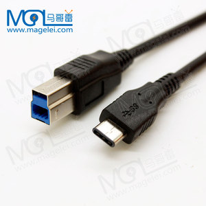 1M <strong>USB</strong> 3.1 Type C Male to <strong>USB</strong> 3.0 B Type Adapter Cable <strong>USB</strong> C Data Cable for Laptop Printer Scanner - Product Image 4