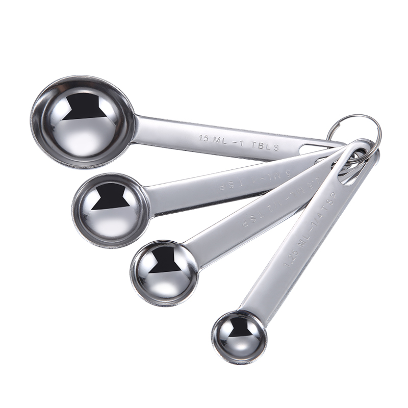4PCs fijaron la cuchara del acero inoxidable