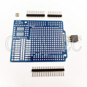 Standart Proto vida kalkanı kurulu uyumlu geliştirilmiş sürüm desteği A6 A7 Arduino UNO R3 için çift taraflı PCB