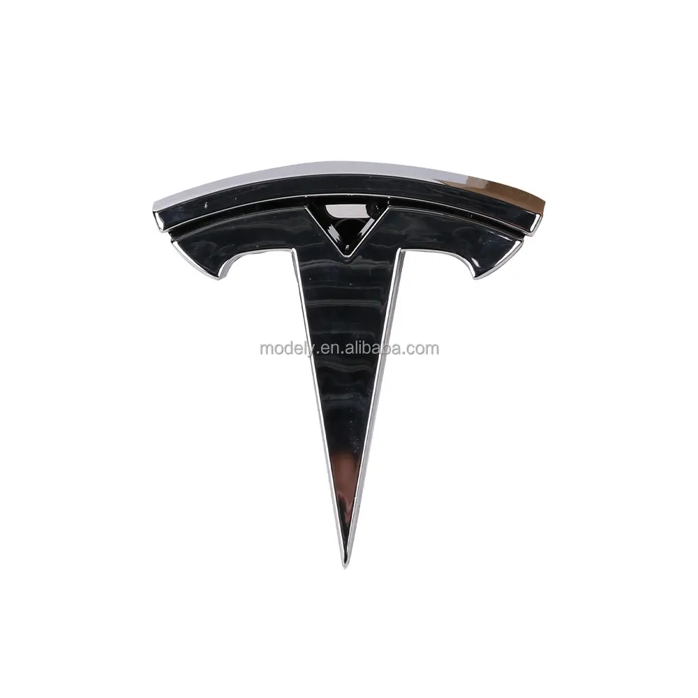 Rejilla de parachoques delantero de alta calidad, logotipo de insignia en T 1056386-00-G 1056386-00-F para accesorios de coche Tesla modelo S 2016-2020