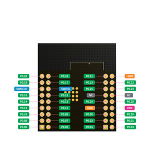 Modulo NRF51822 modulo Bluetooth ble4.0 scheda di sviluppo 2.4G antenna di bordo a basso consumo