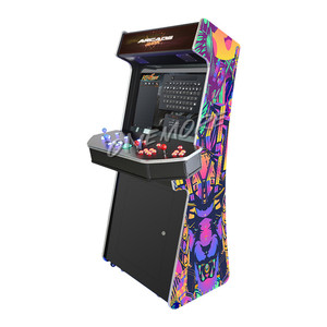Four Player 32&quot; Monitor Silm Upright Arcade Machine 10000+ <strong>Games</strong> in <strong>1</strong> With 3 Inch LED Trackball Control