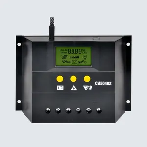 12V/24V/48V manuale PWM regolatore di carica solare 60 Amp MPPT con Display LCD Controller di illuminazione certificato RoHS - Product Image 1