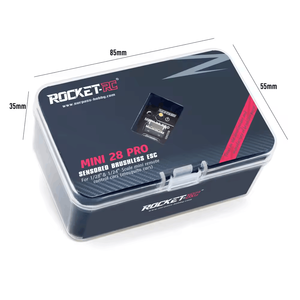 SURPASS HOBBY ROCKET RC MINI 28 PRO Sensored Brush less ESC mit LED-Programmier karte für RC Car 1/28 1/27 Mini-Fernbedienung