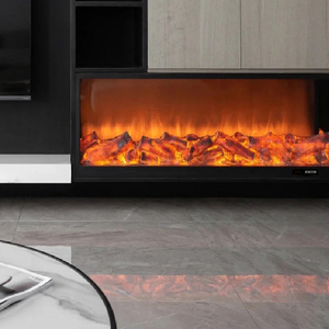 Inserti a parete con vetro custom legno 40 pollici doppio lato <span class=keywords><strong>Timer</strong></span> <span class=keywords><strong>Led</strong></span> <span class=keywords><strong>Display</strong></span> vita vera fiamma effetto camino elettrico
