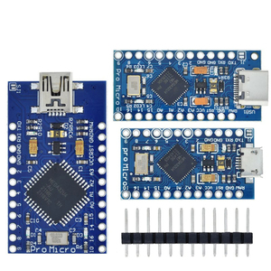 Pro Micro ATmega32U4 5V 16MHz Replace ATmega328 Pro Mini With 2 Row Pin Header For <strong>Leonardo</strong> Mini Usb Interface - Product Image 3