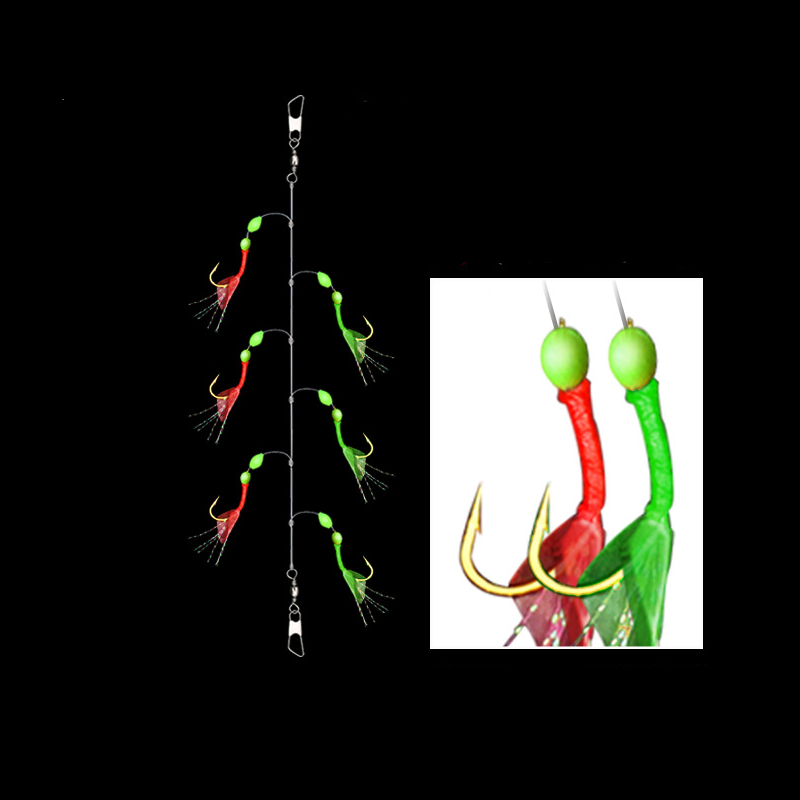 6 branch Red & Green