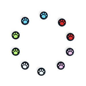 Başparmak sopa cilt denetleyicisi Gamepad kılıf 3D sevimli kedi Paw silikon için başparmak kavrama PS5 PS4 PS3 Xbox 360 bir denetleyici - Product Image 6