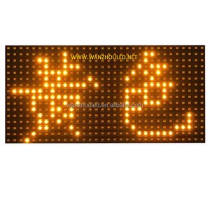 P10 Einfarbiges LED-Anzeige modul Rot Grün Gelb Weiß Bernstein Rosa 16x32 Laufender Text Scrolling Billboard Moving Message Pane - Product Image 5