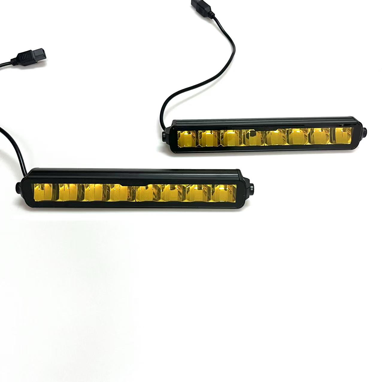 Lumière jaune monochromatique