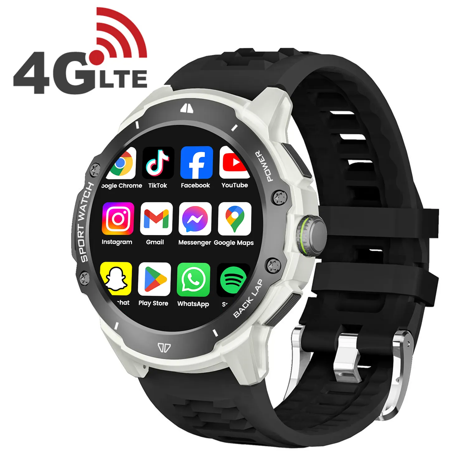 4G טלפון אנדרואיד כרטיס SIM WIFI GPS NFC שעון חכם G15 Pro AMOLED תצוגת RAM 2G ROM 32GB 780mAh סוללה גדולה שעון חכם