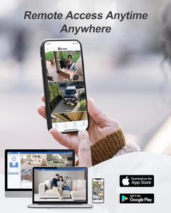 モーション検出とリモートアクセスセキュリティカメラ付きN617-UDLデュアルライト6MP IPカメラ - Product Image 6