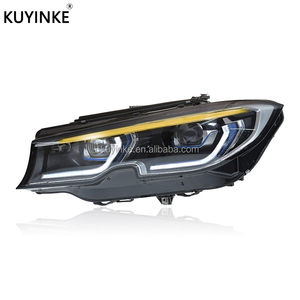 Far takımı BMW 3 serisi G20 2020-2022 için değişiklik matris Led Lens gündüz çalışan dönüş sinyal ışığı far - Product Image 3