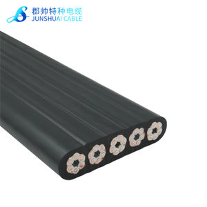 <strong>Customized</strong> Anti-Interference <strong>Control</strong> Cable Shielded Flat PVC LSZH Insulation TVVBP YFFBP for Elevator Power Signal - Product Image 1