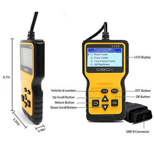 OBD2スキャナーカーエンジンコードリーダー診断ツール多言語ユニバーサル自動車スキャナー - Product Image 2
