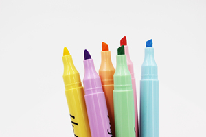 批发荧光笔标记多色包装蜡笔文字荧光标记笔套装荧光笔 - Product Image 4