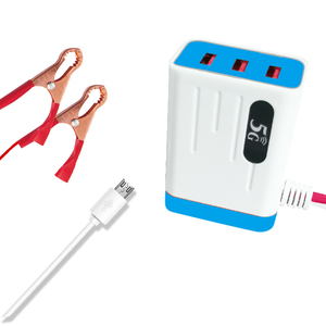 <strong>Factory</strong> Outlet Alligator Clip Charger with 3USB 12-24V DC <strong>Output</strong> Support Multiple <strong>Devices</strong> Charging at the Same Time - Product Image 6