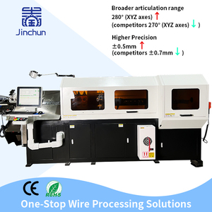 Flexible <strong>CNC</strong> 3D Wire <strong>Bending</strong> <strong>Machine</strong> 6-12mm Wire Easy <strong>Programming</strong> <strong>Bending</strong> <strong>Machine</strong> Automatic - Product Image 4