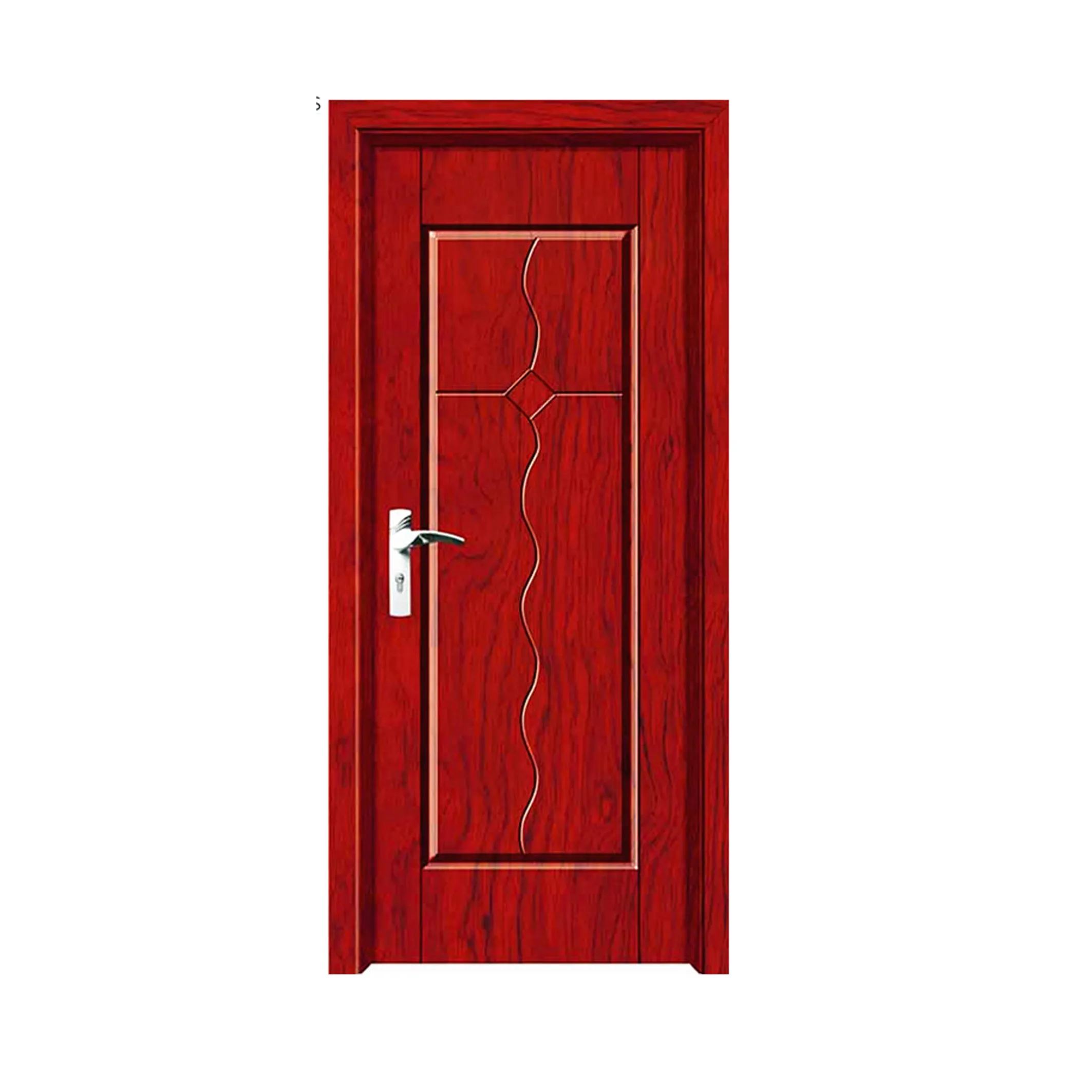 Puerta de madera Interior, diseño Simple, imágenes de diseño de puerta de madera
