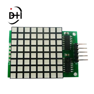 8x8 Square SPI Rote LED-Anzeige Punktmatrix-Modul platine 74 hc595 Laufwerks-IC Für Arduino MEGA UNO NANO MCU ARM FPGA